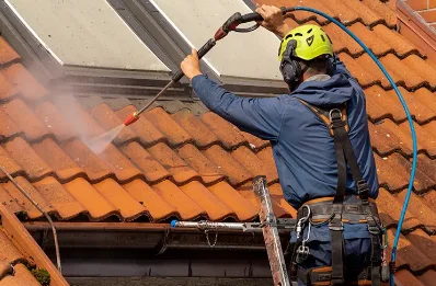 Démoussage et hydrofuge de toiture à Meyronne